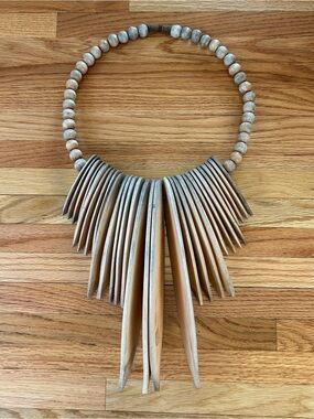 Litton Lane Wooden Statement Tribal Wall Decor